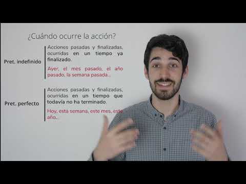 Pretérito perfecto VS Pretérito indefinido - Diferencias de uso y ejemplos