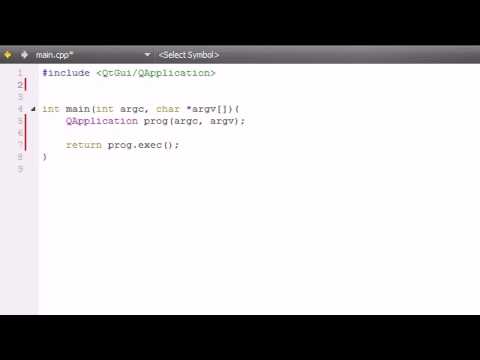C++ GUI with Qt Tutorial - 4 - Understanding a Basic Qt Application