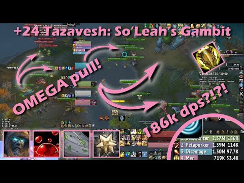 +24 Tazavesh: So'Leah's Gambit Protection Paladin PoV - Sanguine Storming Tyrannical Encrypted