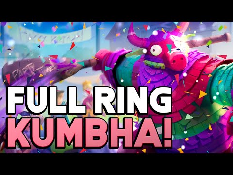 FULL RING BUILD IS KINDA BROKEN ON KUMBHAKARNA! - Smite