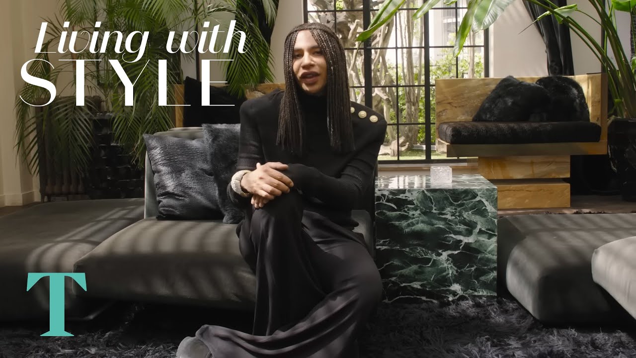Inside Olivier Rousteing’s glamorous house in Paris | Living With Style