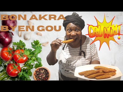 Men Kijan Pou’w Fè Yon Bon Akra | Resèt Akra Ak Mori | Recette Facile | Recette Créole