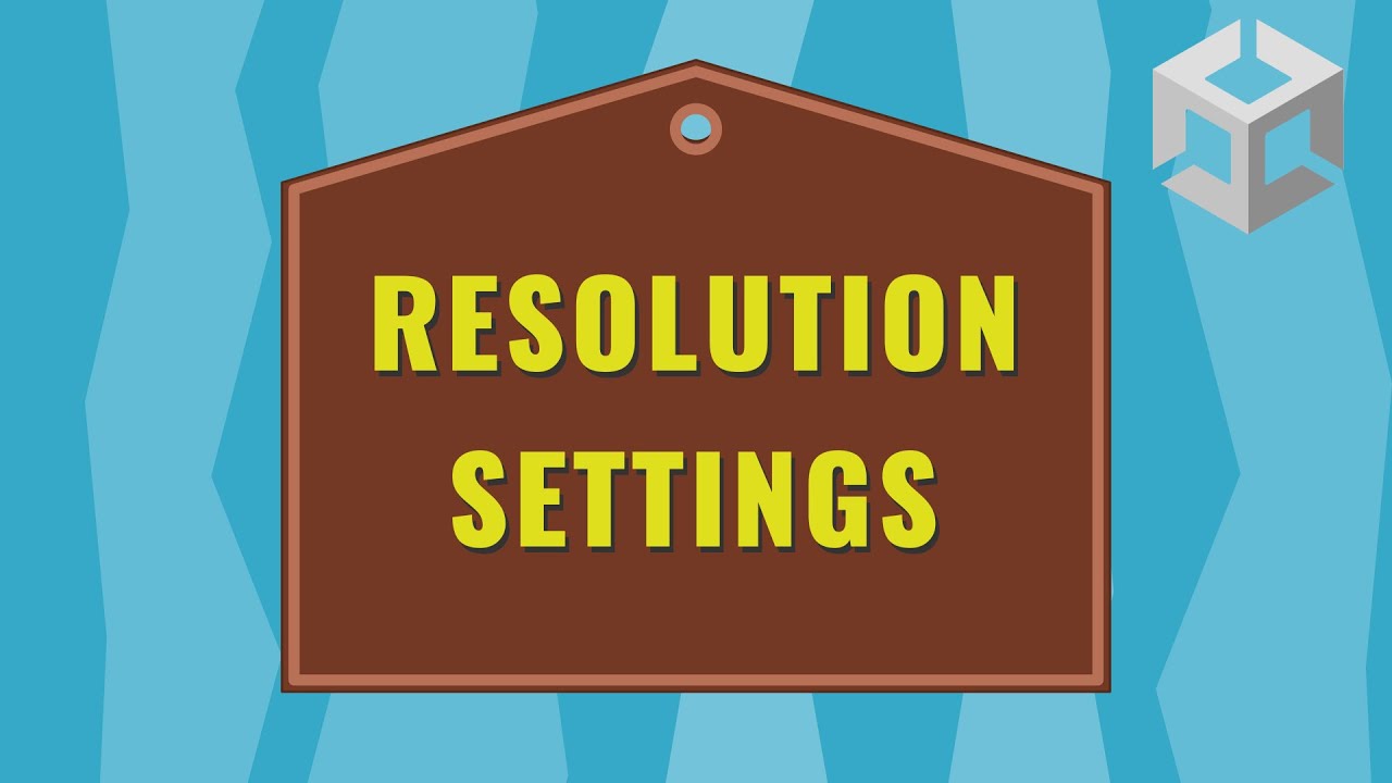 Unity: Resolution Dropdown