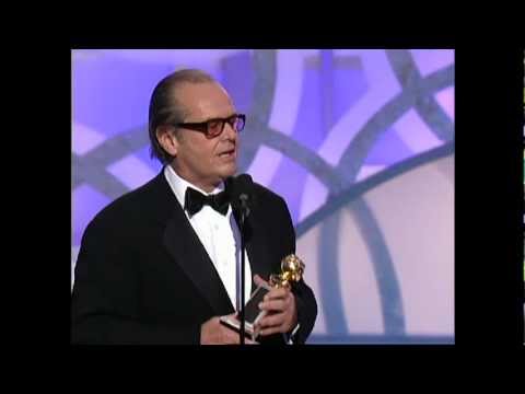 Jack Nicholson Wins Best Actor Motion Picture Drama - Golden Globes 2003