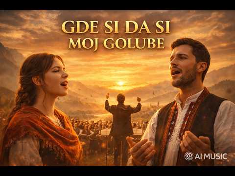 GDE SI DA SI MOJ GOLUBE  AI Orchestral Traditional Folk Song