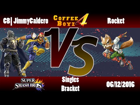 CB4 Singles - CB| JimmyCaldero (Falcon, Ganondorf) Vs. Rocket (Fox) SSB4 Losers Bracket