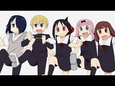 Nichijou X Kaguya-sama full OP drawing replacement辉夜大小姐的日常