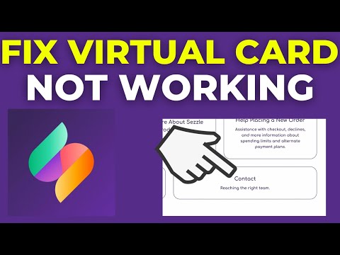 Sezzle Virtual Card Not Approved