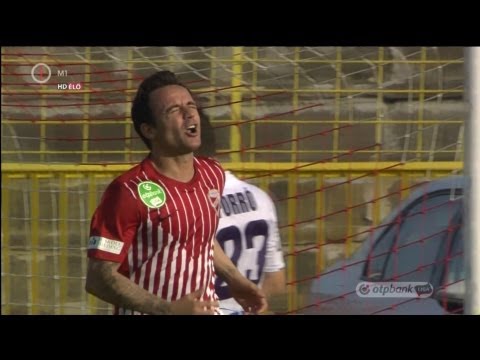 Luque gólja a DVTK - KTE Phoenix Mecano mérkőzésen