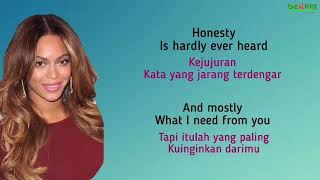 Beyonce - Honesty - Lirik dan Terjemahan