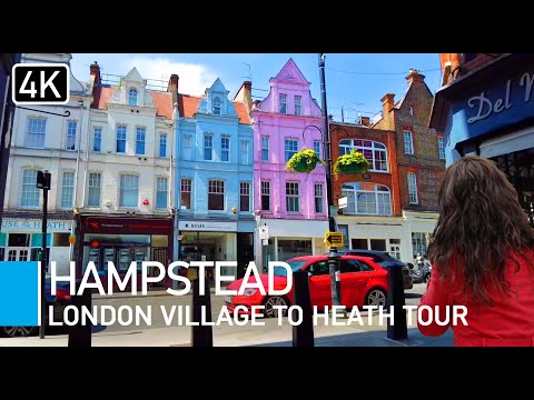 What's Hampstead like? | Village to Hampstead Heath Summer London walking Tour