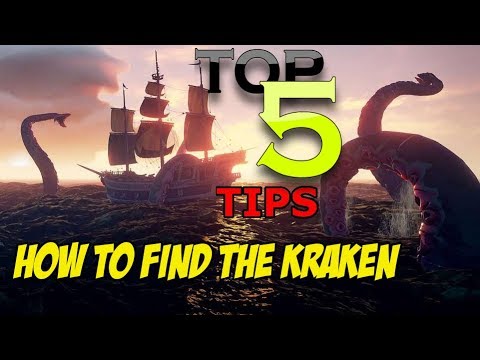 TOP 5 TIPS TO FIND & DEFEAT THE KRAKEN - SEA OF THIEVES