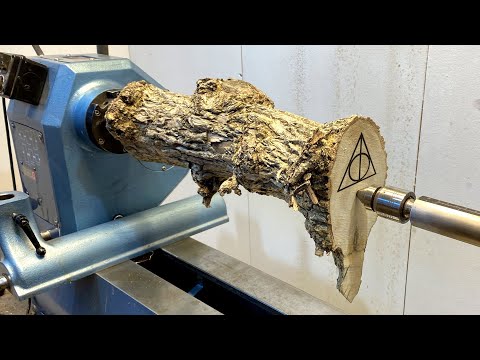 Woodturning - The Deathly Hallows Part 1 (Elder Wand)