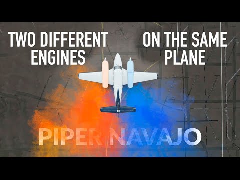 Two DIFFERENT Engines in THE SAME plane! Piper Navajo CR