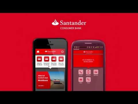 Santander Kort - Intro Mobilbank App