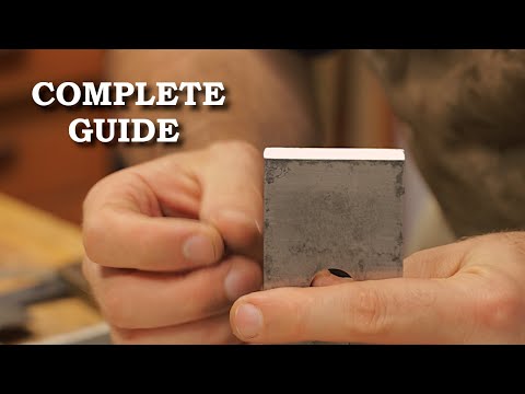 Handplane blade sharpening, fitting and setting | Tutorials