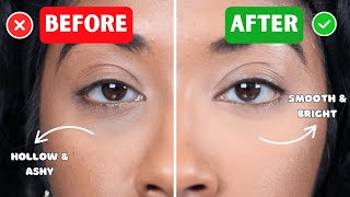 STOP COVERING DARK CIRCLES THE WRONG WAY‼️ (try this instead)