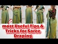Lets Drape Your Festive Saree With My Instructions Step By Step Festival Saree Draping Tutorial