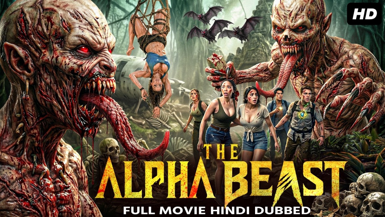 THE ALPHA BEAST - Hollywood Horror Movie Hindi Dubbed | Zachary, Lindsey | Hindi Horror Action Movie