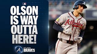 Oh wow, Olson! Matt Olson goes DEEP in D.C. to tie the game for the Braves! ???????? | MLB Highlights