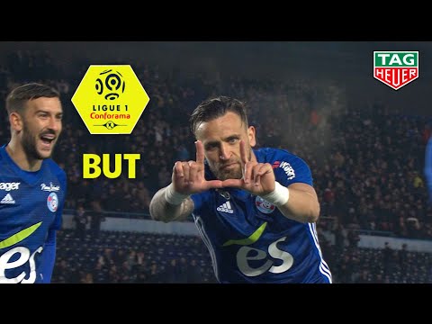 But Anthony GONCALVES (46') / RC Strasbourg Alsace - Stade de Reims (4-0)  (RCSA-REIMS)/ 2018-19