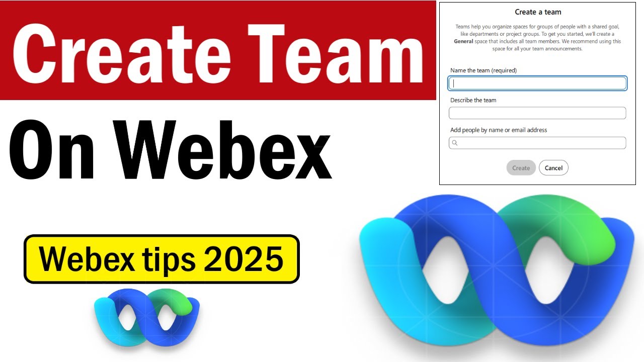 Webex App | Create a Team | How To Create Team on Webex | How To Create Team on Webex Android