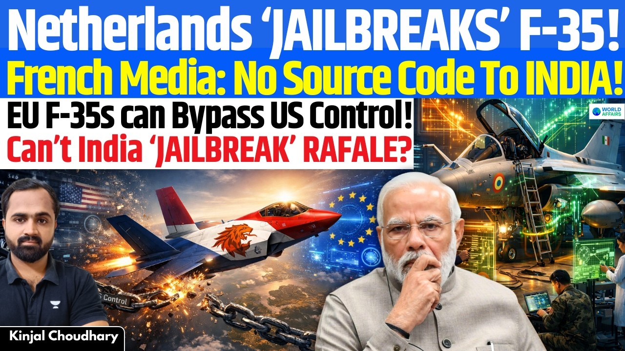EU Challenges US Control Of F-35! No Source Code Access - Can India Do This With Rafale? | Kinjal