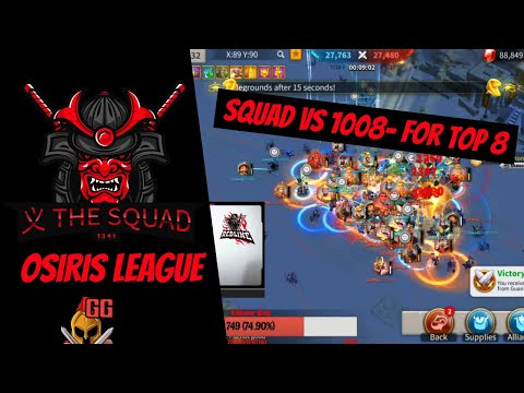 1341 VS 1008 - Osiris League - Rise of Kingdoms