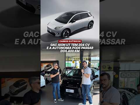 GAC AION UT tem 204 cv e a autonomia pode passar dos 400 km