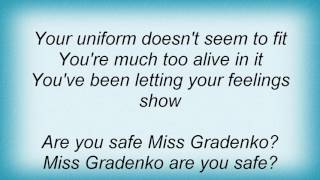 Sting - Miss Gradenko Lyrics
