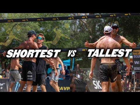 SHORTEST vs TALLEST | Crabb/Sander vs Dalhausser/Banesh AVP Beach Volleyball 2022