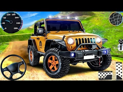 4x4 Offroad Jeep Driving Simulator 3D - Drive SUV 4x4 Jeep Offroad Game - Android Gameplay