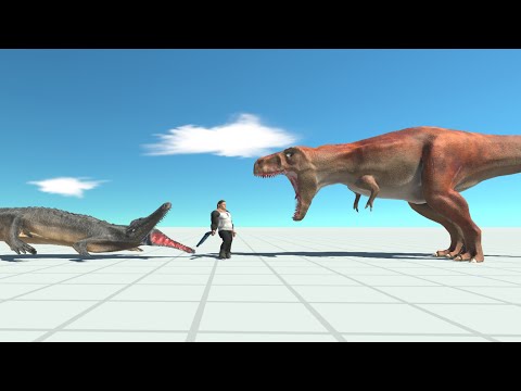 MACHIMOSAURUS & REMODELED TREX vs EVERY UNIT - Animal Revolt Battle Simulator