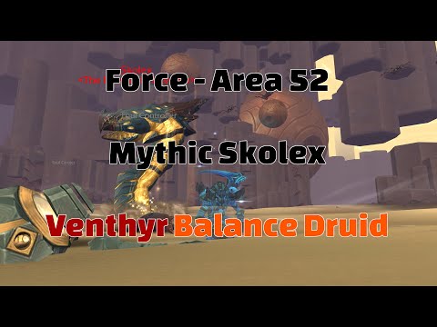 Mythic Skolex vs Force | Venthyr Balance Druid POV | World of Warcraft