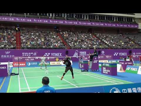 20181004Taipei Open MS CHOU Tien Chen(TPE) vs Misha ZILBERMAN(Israel)1-2