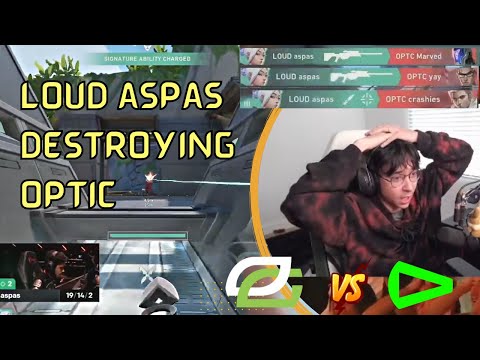 TenZ Reacts To Loud Aspas Destroying Optic Gaming | VCT CHAMPIONS