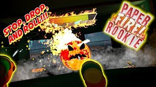 STOP, DROP, AND ROLL!!! | Paper, Fire, Rookie Arcade (Highlights, Fails, and Funny Moments