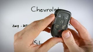 Chevrolet Silverado Key Fob Battery Replacement (2019 - 2021)