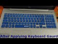 Unboxing Of Keyboard Protector And Installation On Dell Inspiron 15 5000 Series