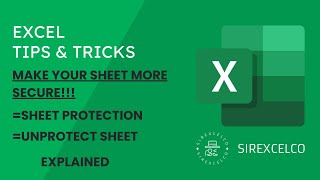 Download the video "Make your spreadsheet more secure! - Protect Sheets in Excel to keep it Safe from Edits! Excel tips"