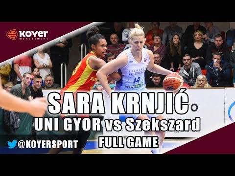 Sara Krnjic 16pts/ 4reb/ 15EFF - UNI Gyor vs Szekszard - #EuroCupWomen 2017/18