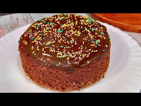 Suji Chocolate Cake | Eggless Chocolate Cake Without Oven, Maida, Condensed Milk, Butter, Cream
