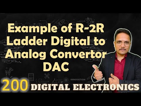 R-2R Ladder DAC Example Explained: Digital Electronics Video Lecture ...