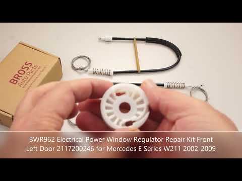 BWR962 Window Regulator Repair Kit Front Left Door 2117200146 for Mercedes E Series W211 2002-2009
