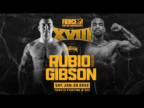 Johann Rubio vs William Gibson - Fierce Fighting Championship 18
