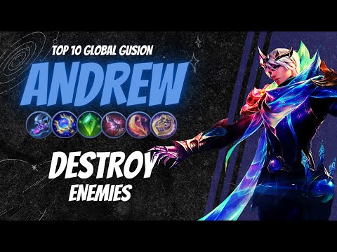 ENEMY RUSH MY BUFF?!! Top 10 Global Gusion ANDREW Jungle Gameplay - Mobile Legends