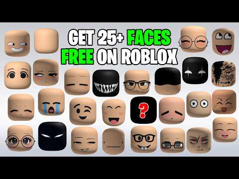 25 FREE FACES on Roblox You Need to Try NOW 🤯