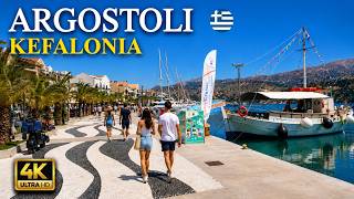 ARGOSTOLI KEFALONIA GREECE 4K | Complete Walking Tour (Summer 2026)