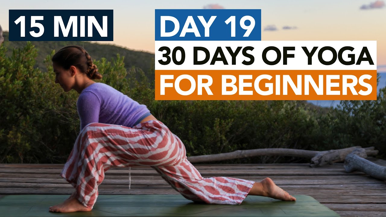 15 Min Evening Yoga Routine (Day 19) 30 Days of Yoga For Beginners