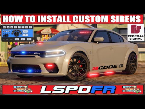How To Install LSPDFR Custom Sirens | GTA 5 | SP & FiveM Sirens | #lspdfr